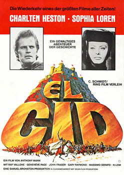 Plakatmotiv (Wiederaufführung): El Cid (1961)