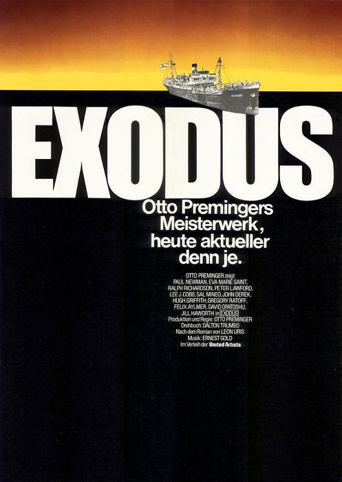 Plakatmotiv: Exodus (1960)