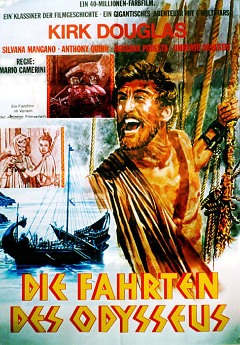 Plakatmotiv: Die Fahrten des Odysseus (1954)