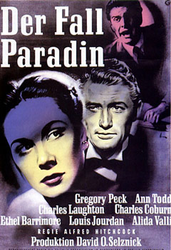 Plakatmotiv: Der Fall Paradin (1947)