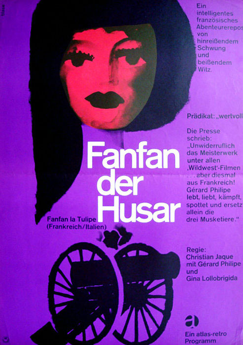 Plakatmotiv: Fanfan, der Husar (1952)