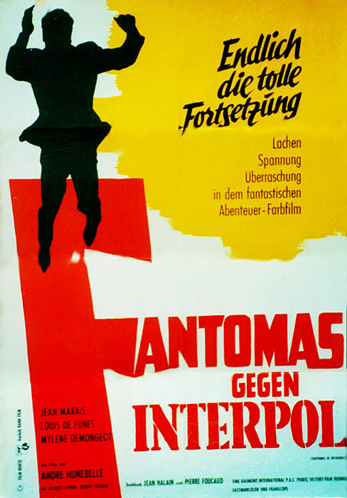 Plakatmotiv: Fantomas gegen Interpol (1965)