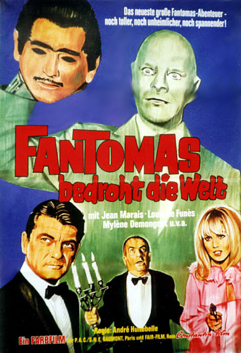 Plakatmotiv: Fantomas bedroht die Welt (1967)