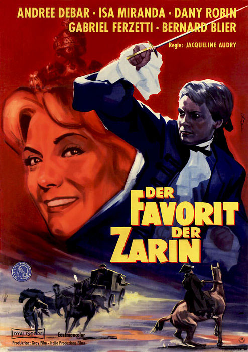 Plakatmotiv: Der Favorit der Zarin (1959)