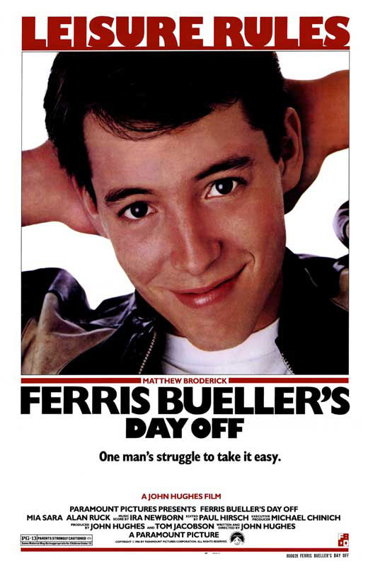 Plakatmotiv (US): Ferris macht blau (1986)
