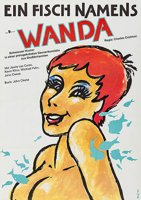 Plakatmotiv (DDR): Ein Fisch namens Wanda (1988)