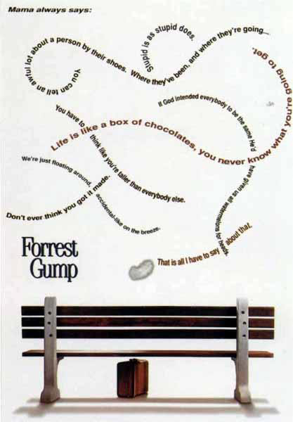 Plakatmotiv (US): Forrest Gump (1994)