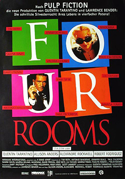 Kinoplakat: Four Rooms – Silvester in fremden Betten