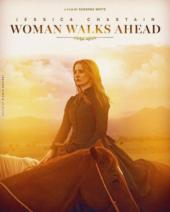 Plakatmotiv (US): Woman Walks Ahead – Die Frau, die vorausgeht (2017)