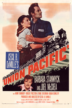 Kinoplakat (US): Union Pacific – Die Frau gehört mir (1939)