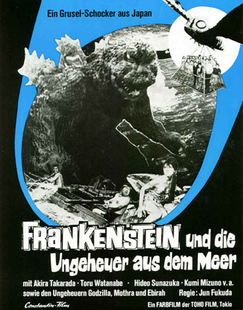 Plakatmotiv: Frankenstein und die Ungeheuer aus dem Meer (1966)