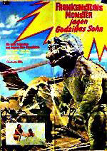 Plakatmotiv: Frankensteins Monster jagen Godzillas Sohn (1967)