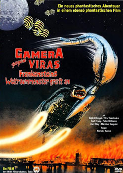 DVD-Cover: Gamera gegen Viras – Frankensteins Weltraummonster greift an (1968)