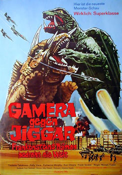 Plakatmotiv: Gamera gegen Jiggar (1970)