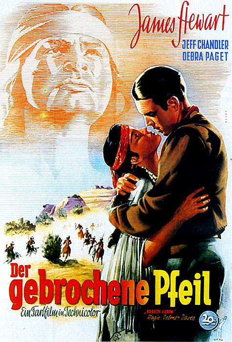 Plakatmotiv: Der gebrochene Pfeil (1950)