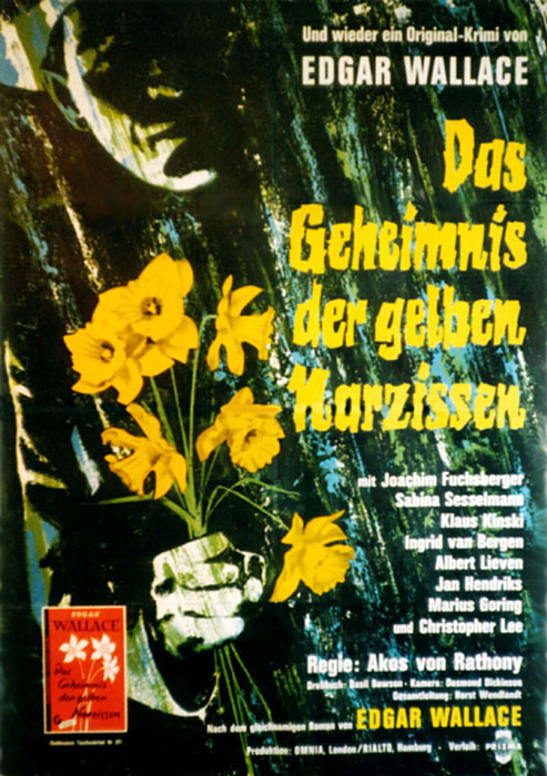 Plakatmotiv: Das Geheimnis der gelben Narzissen (1961)