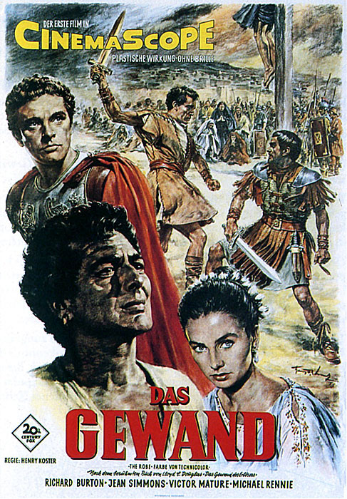 Plakatmotiv: Das Gewand (1953)