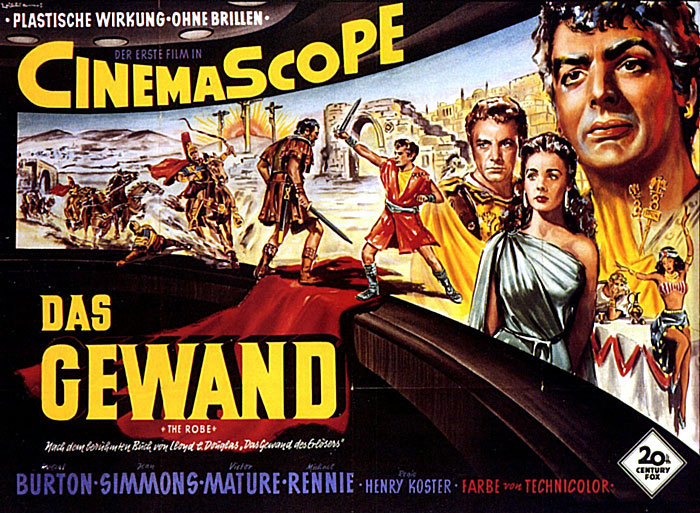 Plakatmotiv: Das Gewand (1953)