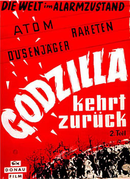 Plakatmotiv: Godzilla kehrt zurück (1955)