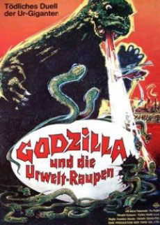 Plakatmotiv: Godzilla und die Urweltraupen (1964)