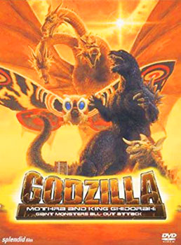 DVD-Cover: Godzilla, Mothra and King Ghidorah (2001)