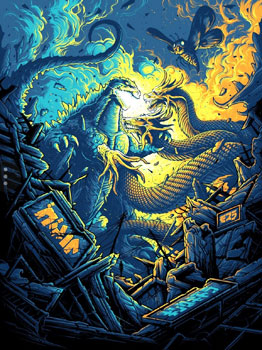 Artwork: Godzilla, Mothra and King Ghidorah (2001)