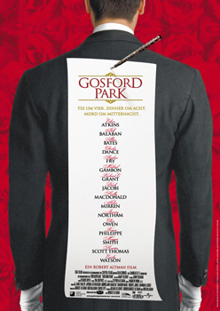 Plakatmotiv: Gosford Park (2001)