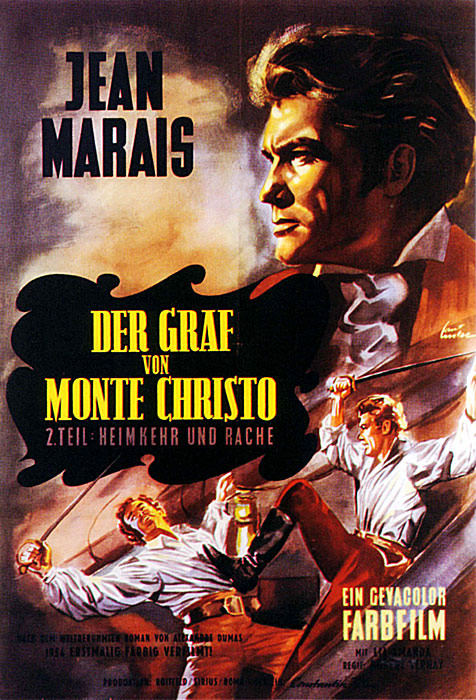Plakatmotiv: Der Graf von Monte Christo – Teil 2: Heimkehr und Rache (1954)