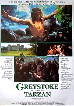 Kinoplakat: Greystoke – Die Legende von Tarzan, Herr der Affen