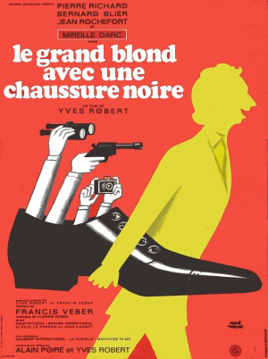 Plakatmotiv (Fr.): Le grand blond avec une chaussure noire (1972)
