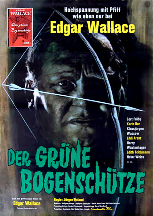 Plakatmotiv: Der grüne Bogenschütze (1961)