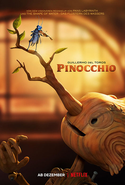 Plakatmotiv: Guillermo del Toros Pinocchio (2022)