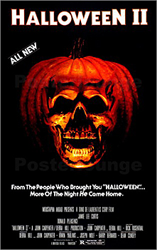Kinoplakat: Halloween II – Das Grauen kehrt zurück
