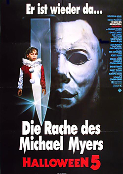 Kinoplakat: Halloween V – Die Rache des Michael Myers