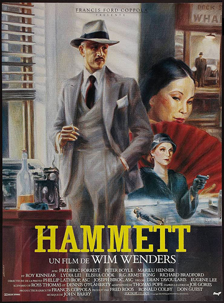 Plakatmotiv (Fr.): Hammett (1982)