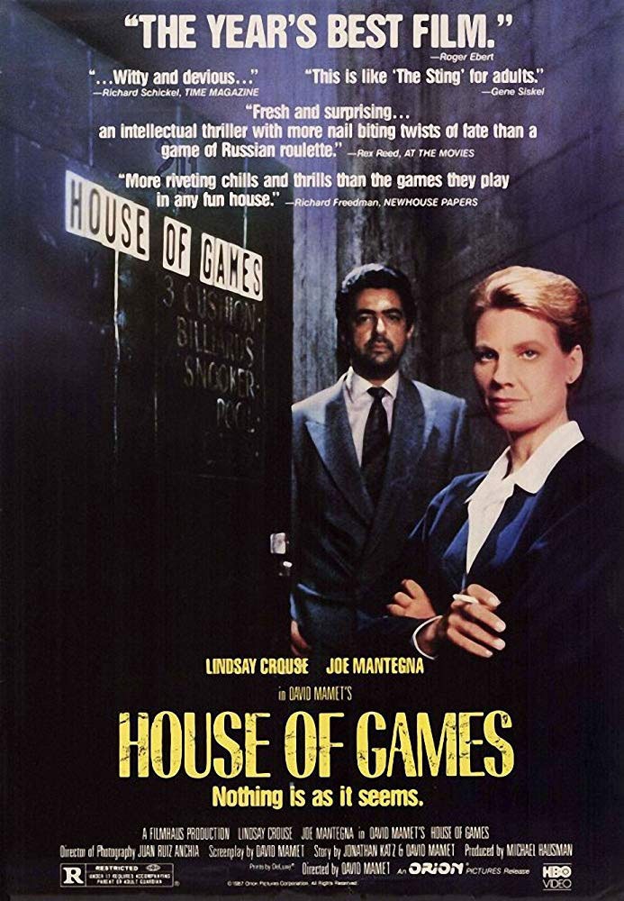 Plakatmotiv (US): House of Games – Haus der Spiele (1987)