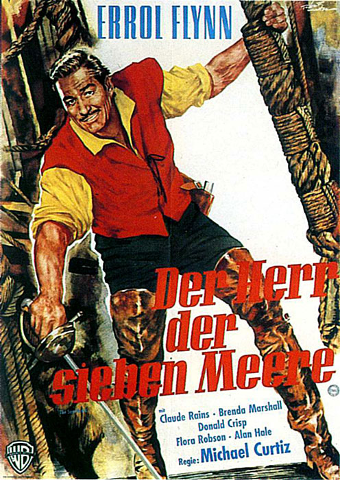 Plakatmotiv: Der Herr der sieben Meere (1940)