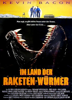 Plakatmotiv: Im Land der Raketen-Würmer (1990)