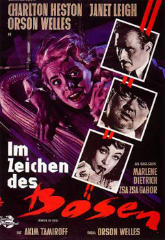 Plakatmotiv: Im Zeichen des Bösen (1958)