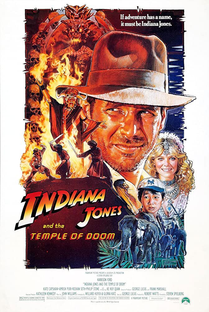 Plakatmotiv (US): Indiana Jones and the Temple of Doom (1984)