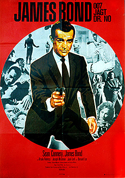 Kinoplakat: James Bond 007 jagt Dr. No