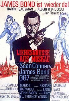 Kinoplakat: James Bond 007 – Liebesgrüße aus Moskau