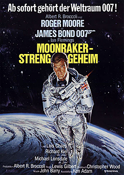 Kinoplakat: James Bond 007 – Moonraker – Streng geheim