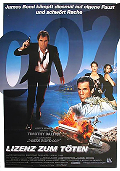 Plakatmotiv: James Bond 007 – Lizenz zum Töten (1989)