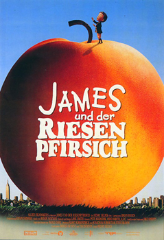 Kinoplakat: James und der Riesenpfirsich