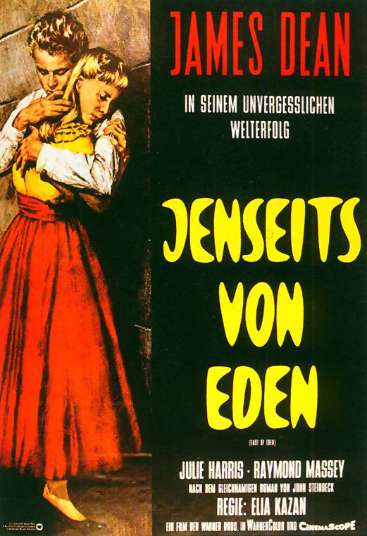 Kinoplakat: Jenseits von Eden (1955)