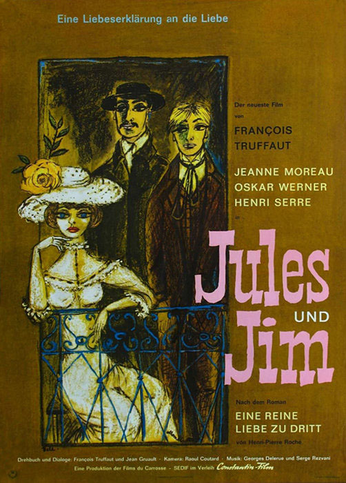 Plakatmotiv: Jules und Jim (1962)