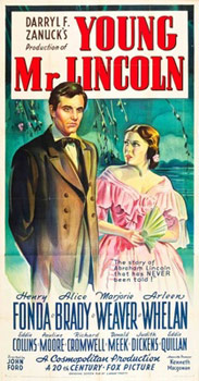 Plakatmotiv (US): Young Mr. Lincoln – Der junge Mr. Lincoln (1939)