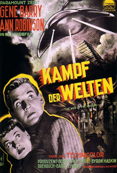 Plakatmotiv: Kampf der Welten (1953)