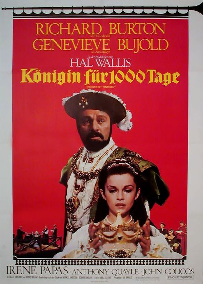 Plakatmotiv: Königin für tausend Tage (1969)
